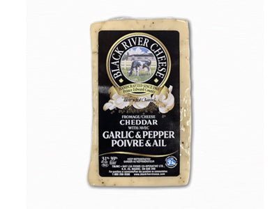 Black River Garlic and Black Pepper Cheddar