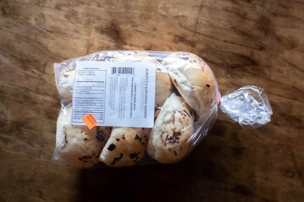 Alberto’s Onion Kaisers