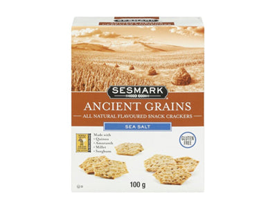 Sesmark Gluten Free Ancient Grains Rice Crackers Sea Salt